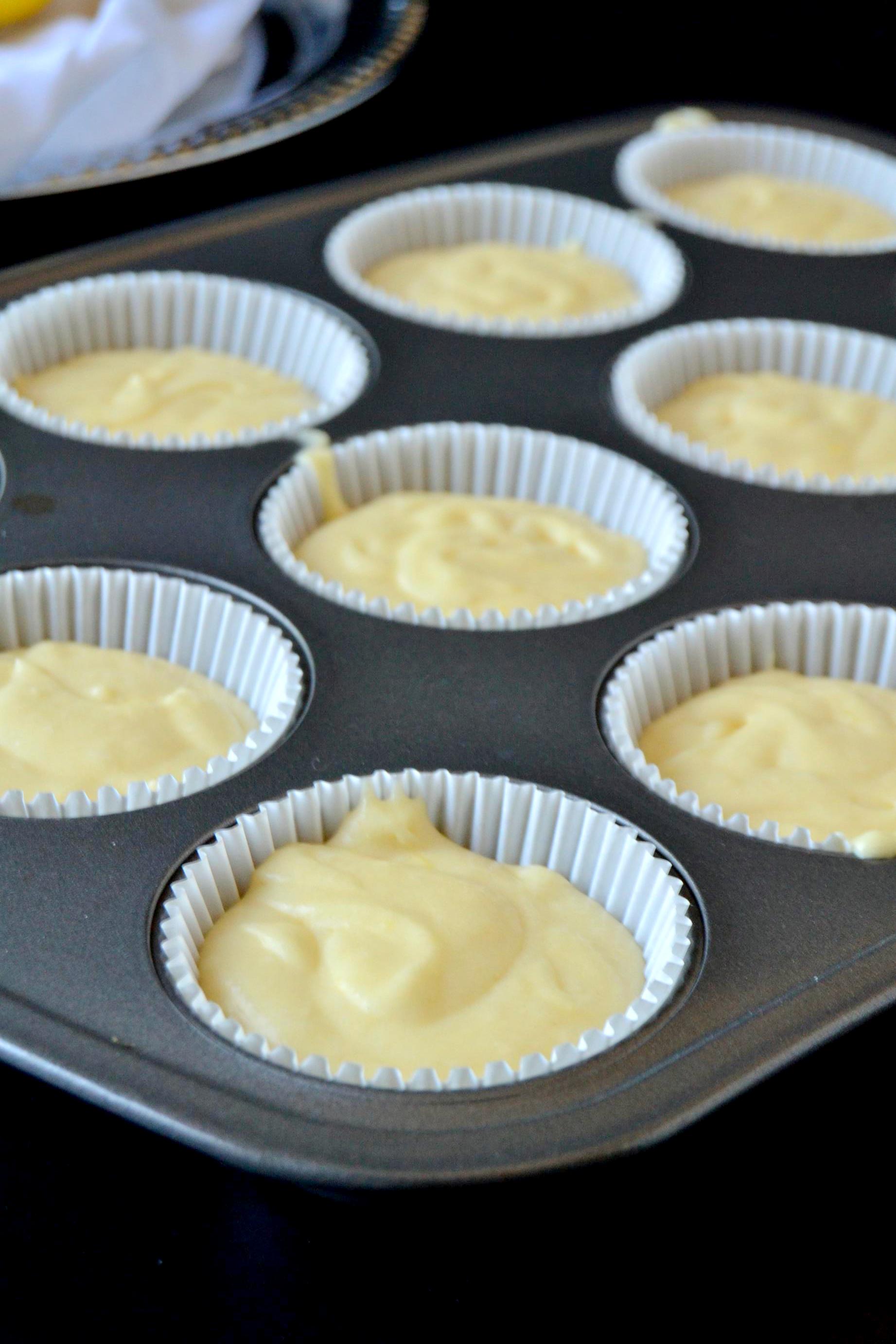 Lemon Cupcakes with Basil Whipped Cream Frosting - Fair Robin Revival